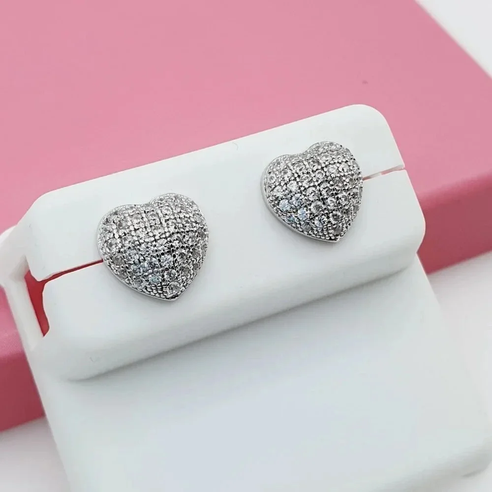 - 925 Sterling Silver Cubic Zirconia Earrings, U19254544